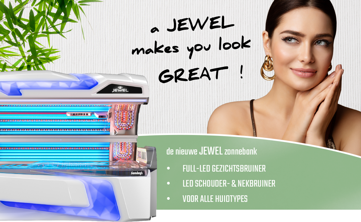 Jewel zonnebank bij Sunday's Veenendaal